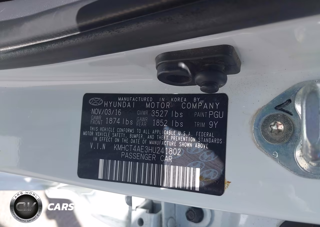 2017 Hyundai Accent Se VIN:KMHCT4AE3HU241802 - 9