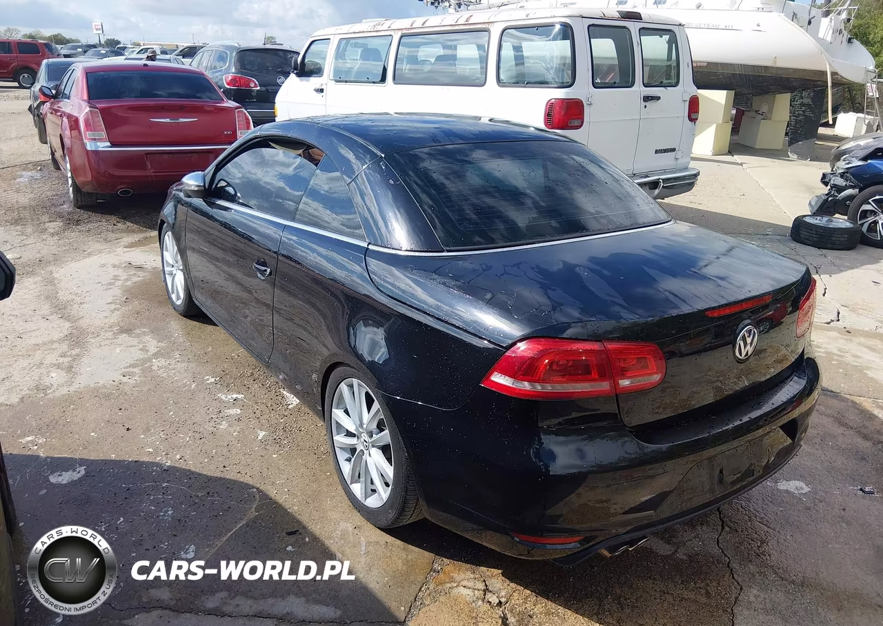 2014 Volkswagen Eos Komfort VIN:WVWBW8AH1EV000741 - 3