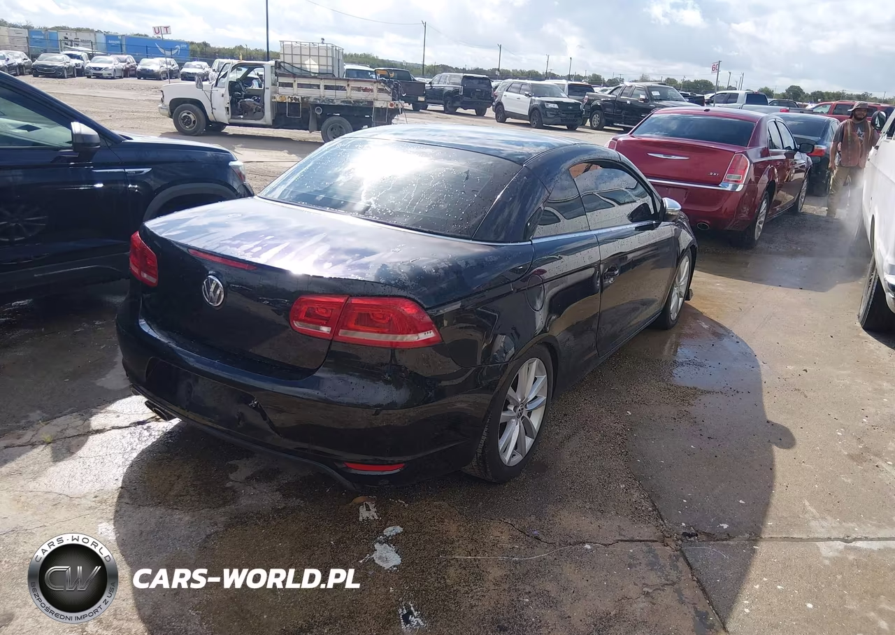 2014 Volkswagen Eos Komfort VIN:WVWBW8AH1EV000741 - 4
