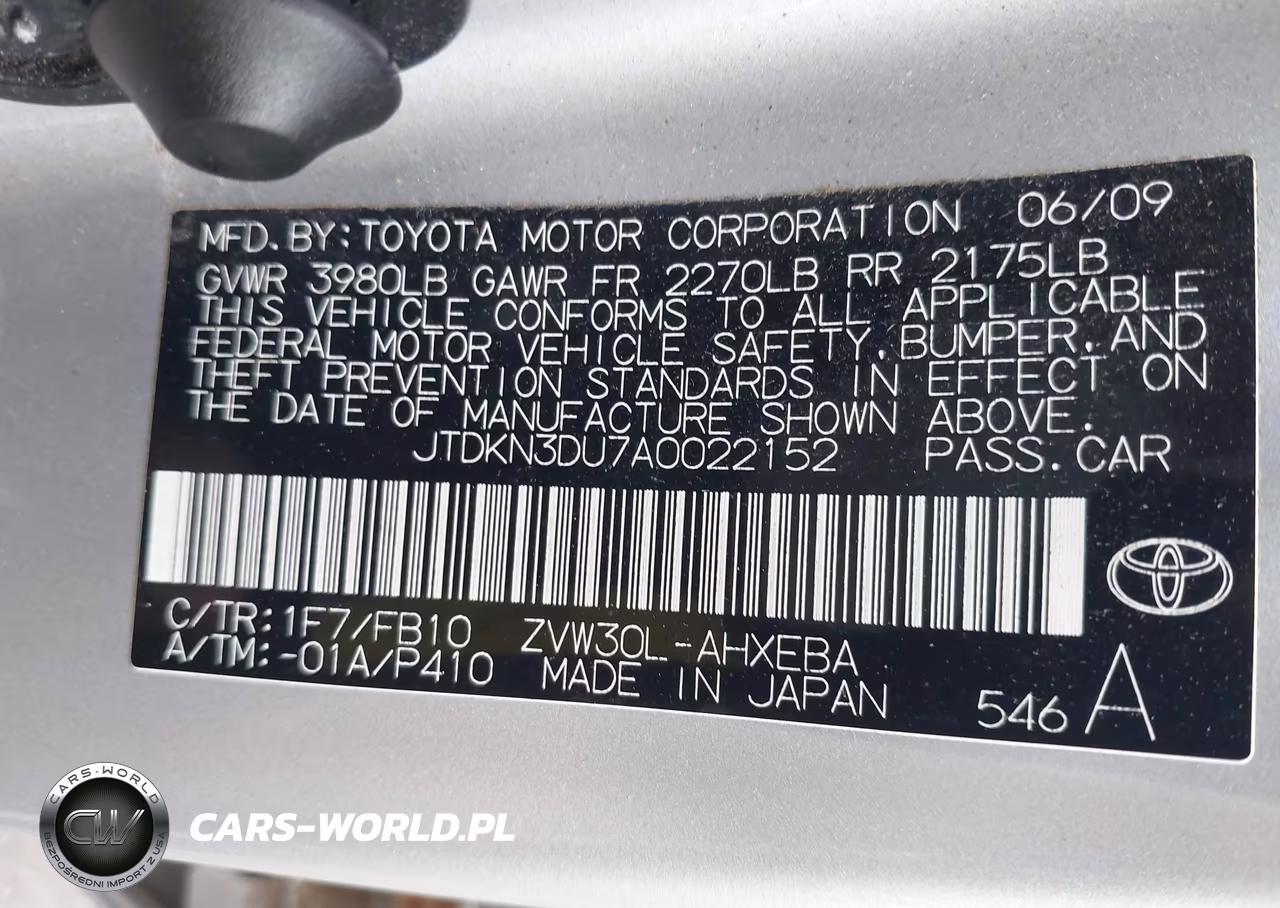 2010 Toyota Prius Ii VIN:JTDKN3DU7A0022152 - 9