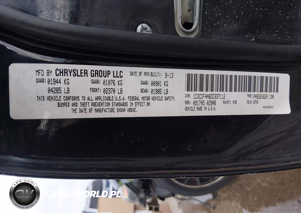 2013 Dodge Dart Se VIN:1C3CDFAA8DD337112 - 9
