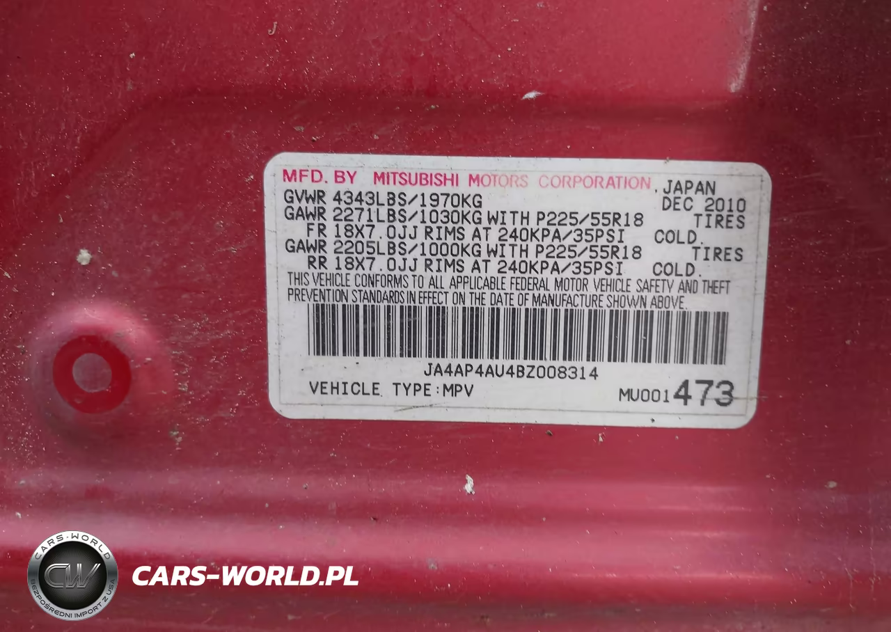 2011 Mitsubishi Outlander Sport Se VIN:JA4AP4AU4BZ008314 - 9