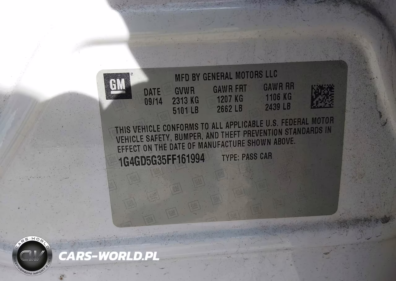 2015 Buick Lacrosse Premium I VIN:1G4GD5G35FF161994 - 9