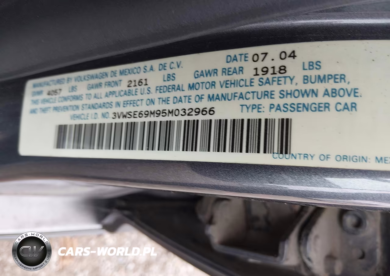 2005 Volkswagen Jetta Gli 1.8T VIN:3VWSE69M95M032966 - 9