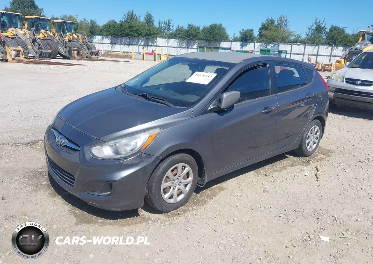 2012 Hyundai Accent Gs VIN:KMHCT5AE2CU012607 - 2