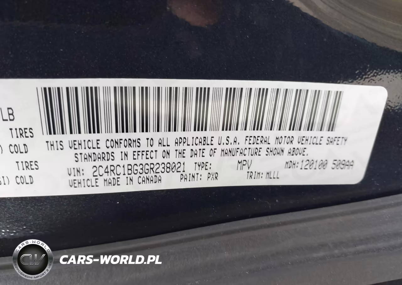 2016 Chrysler Town & Country Touring VIN:2C4RC1BG3GR238021 - 9
