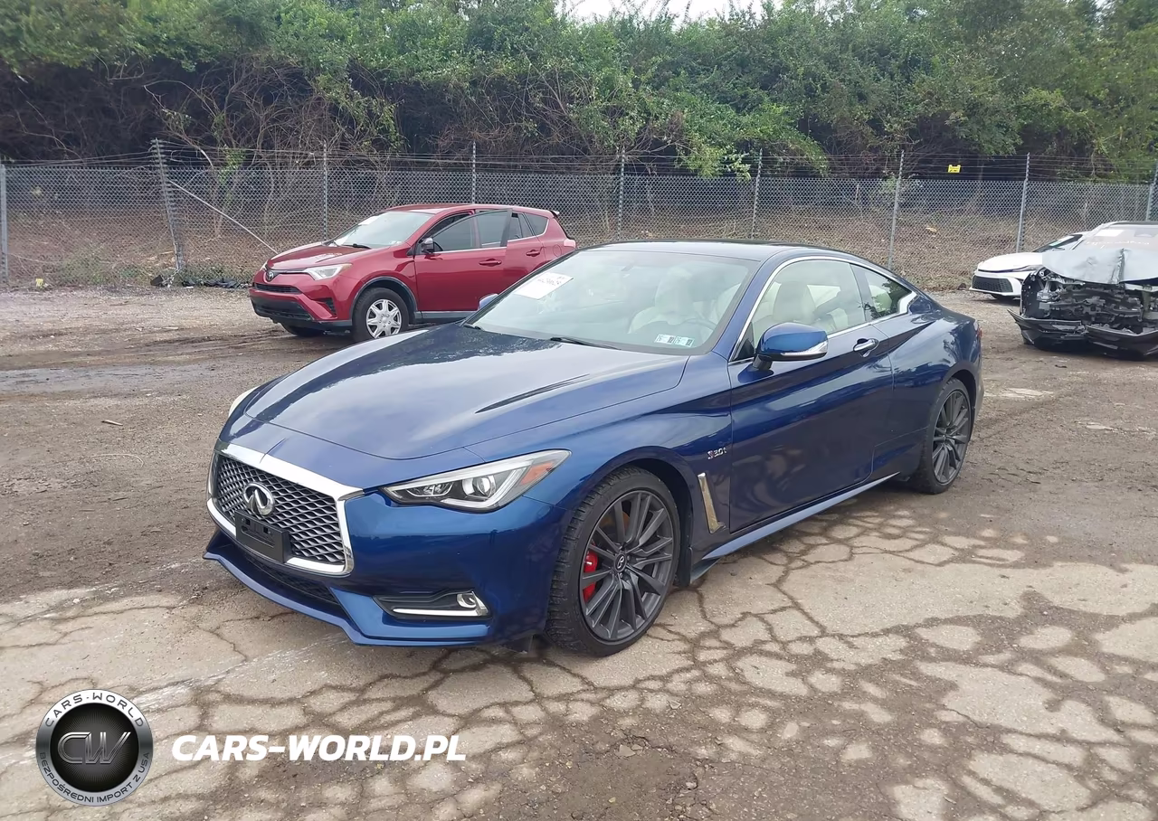 2017 Infiniti Q60 3.0T Red Sport 400 VIN:JN1FV7EL0HM701779 - 2