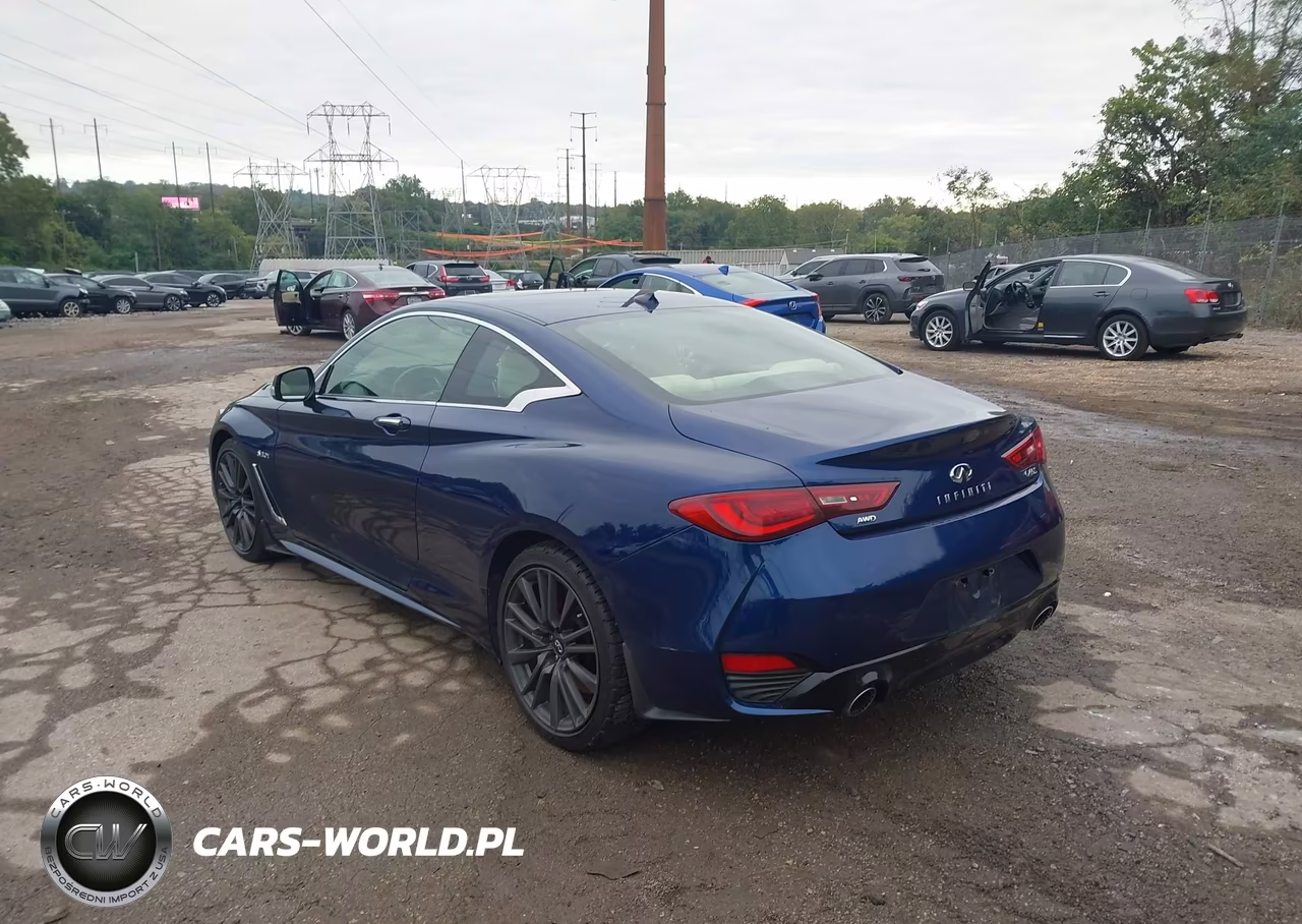 2017 Infiniti Q60 3.0T Red Sport 400 VIN:JN1FV7EL0HM701779 - 3