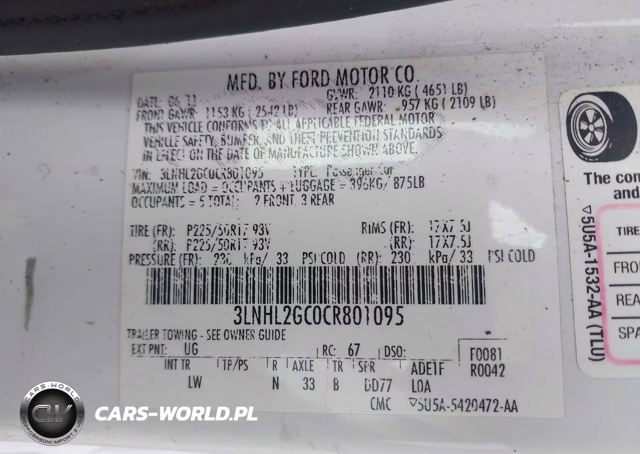 2012 Lincoln Mkz VIN:3LNHL2GC0CR801095 - 9