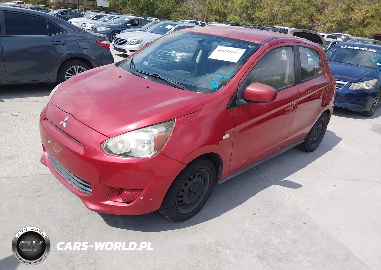 2015 Mitsubishi Mirage De VIN:ML32A3HJ3FH046021 - 2