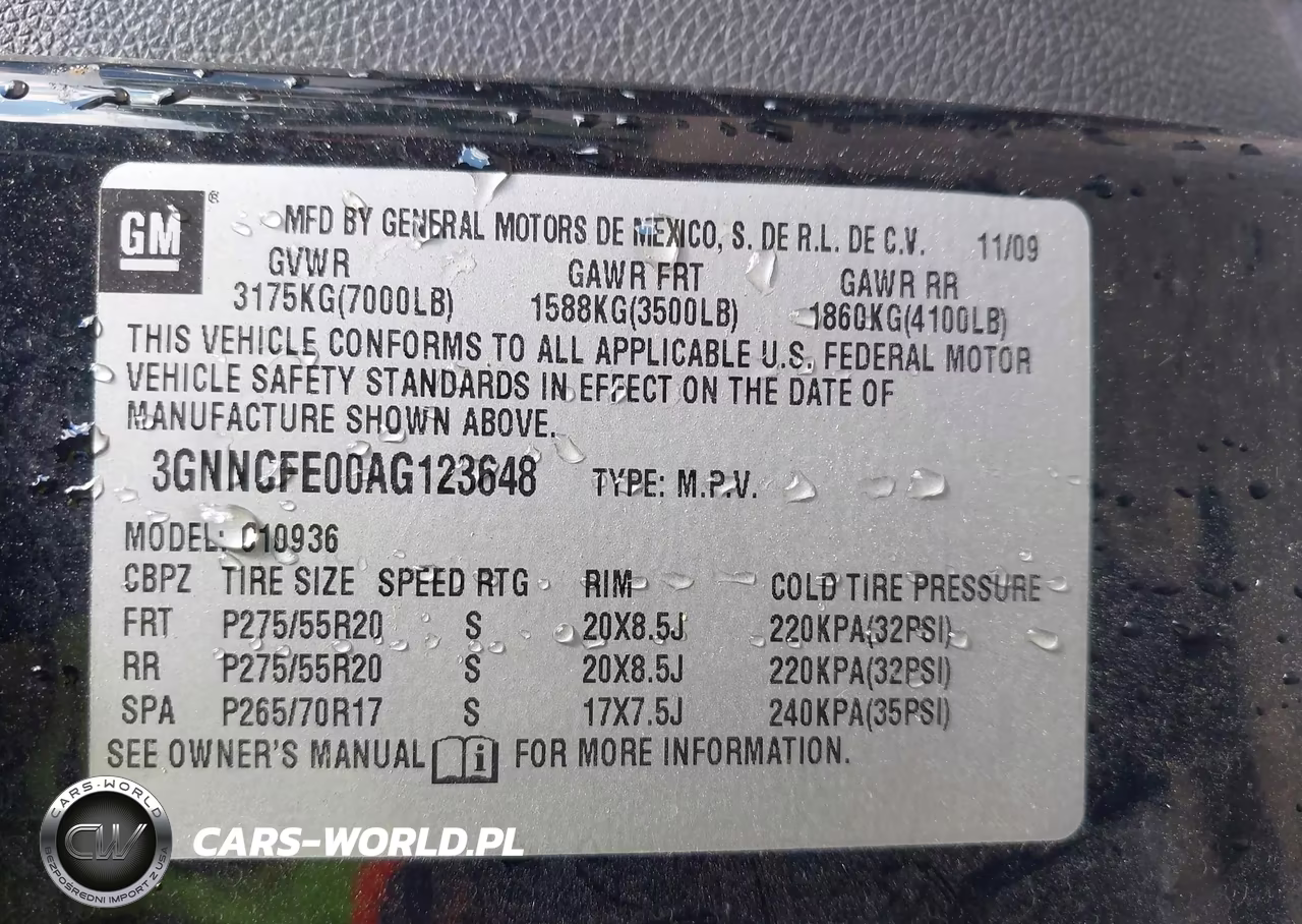 2010 Chevrolet Avalanche 1500 Lt1 VIN:3GNNCFE00AG123648 - 9