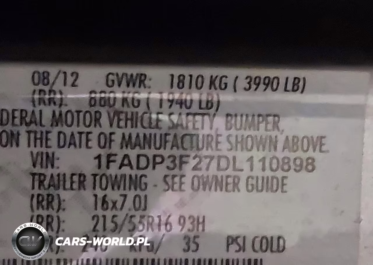 2013 Ford Focus Se VIN:1FADP3F27DL110898 - 9