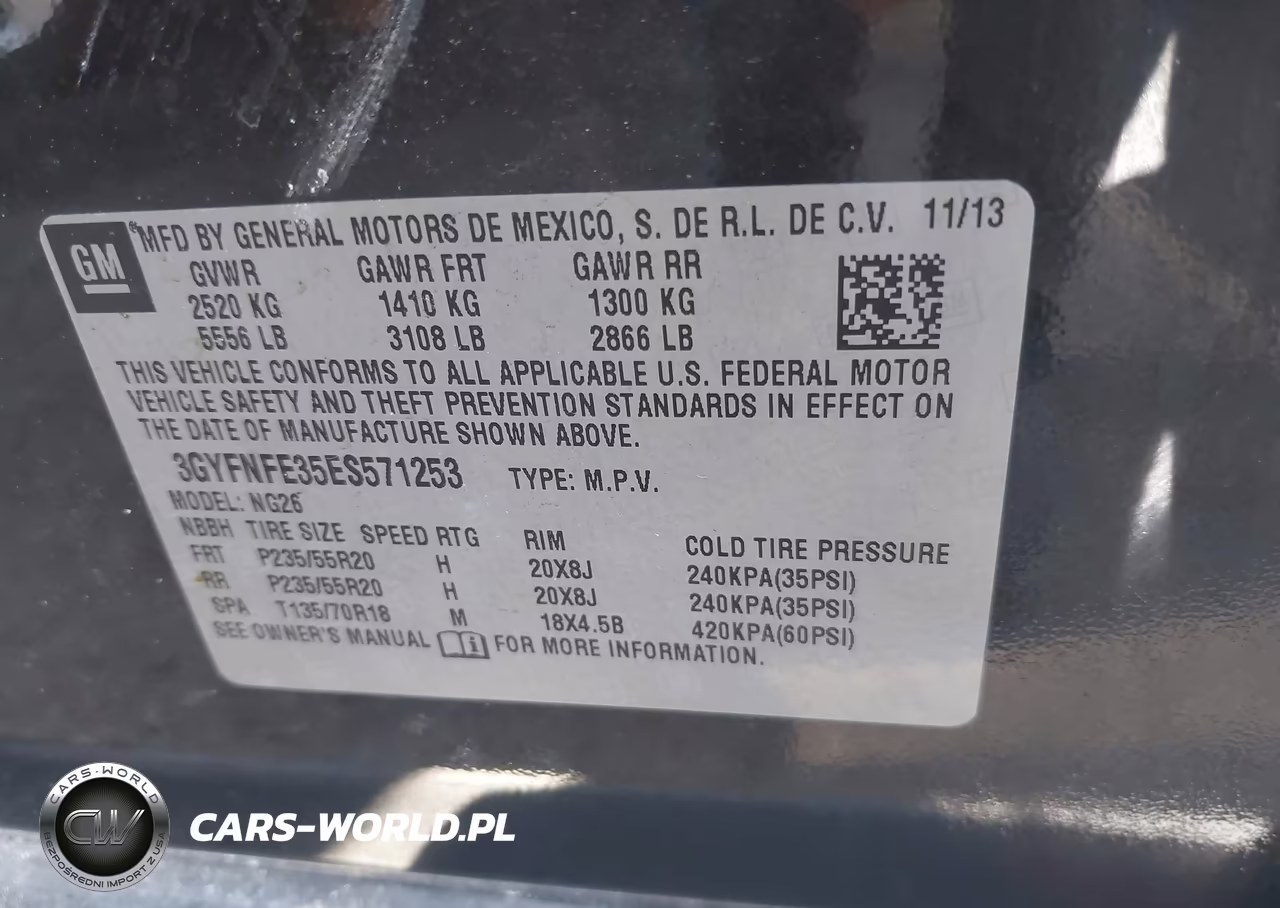 2014 Cadillac Srx Performance Collection VIN:3GYFNFE35ES571253 - 9