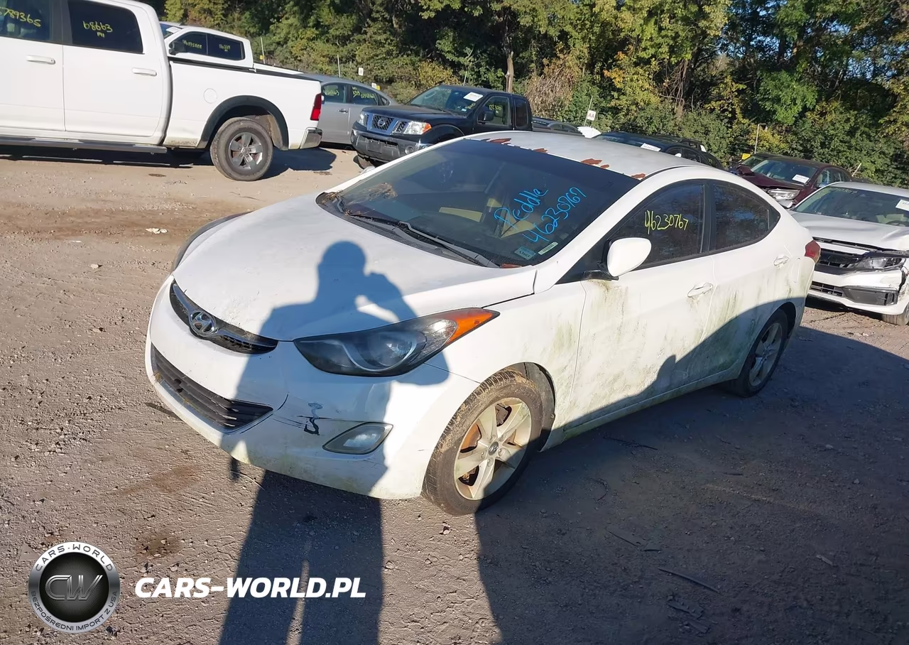 2012 Hyundai Elantra Gls VIN:5NPDH4AE7CH062918 - 2
