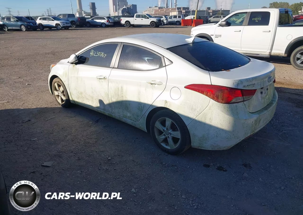 2012 Hyundai Elantra Gls VIN:5NPDH4AE7CH062918 - 3
