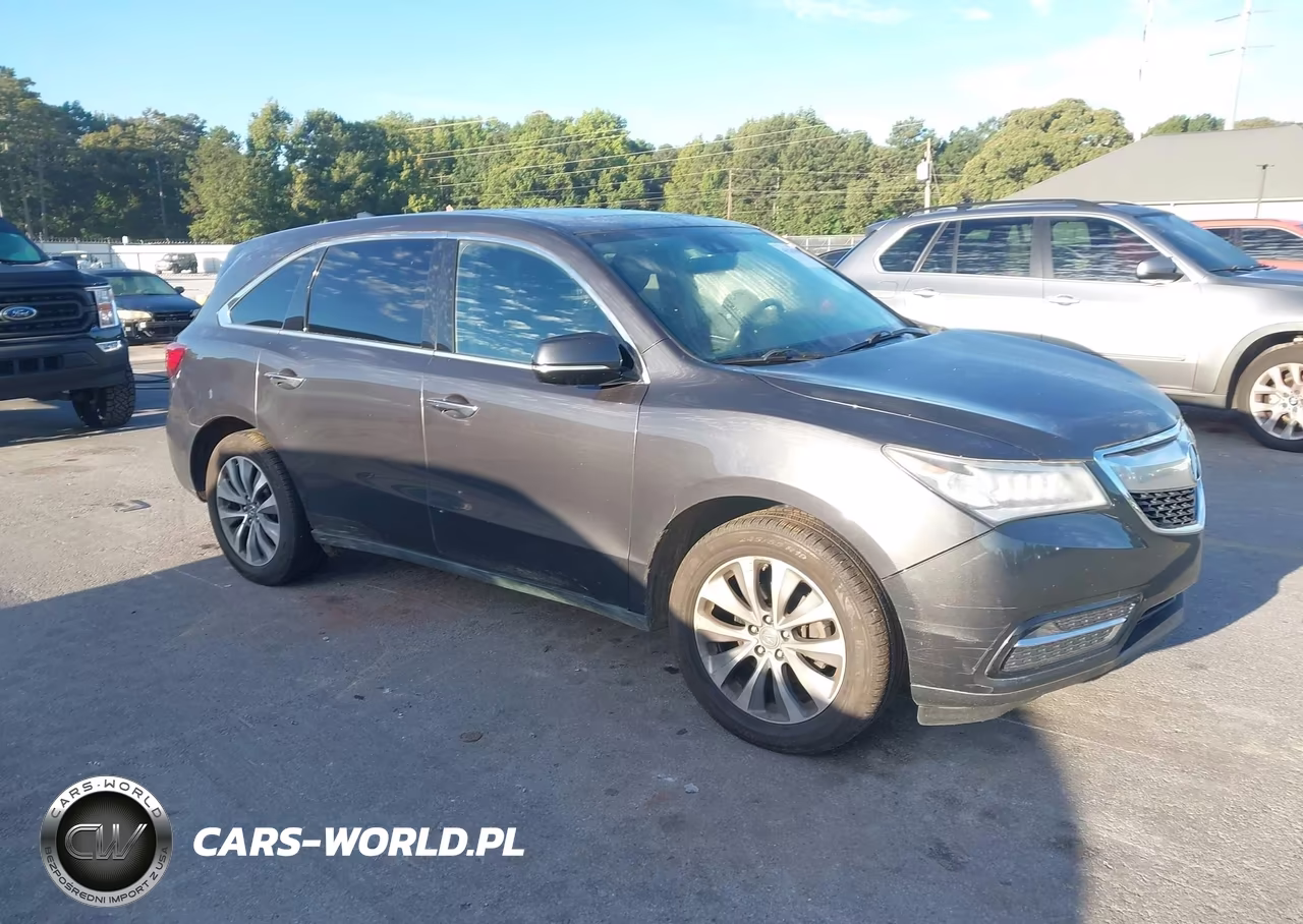 2016 Acura Mdx Technology Acurawatch Plus Packages-Technology Package