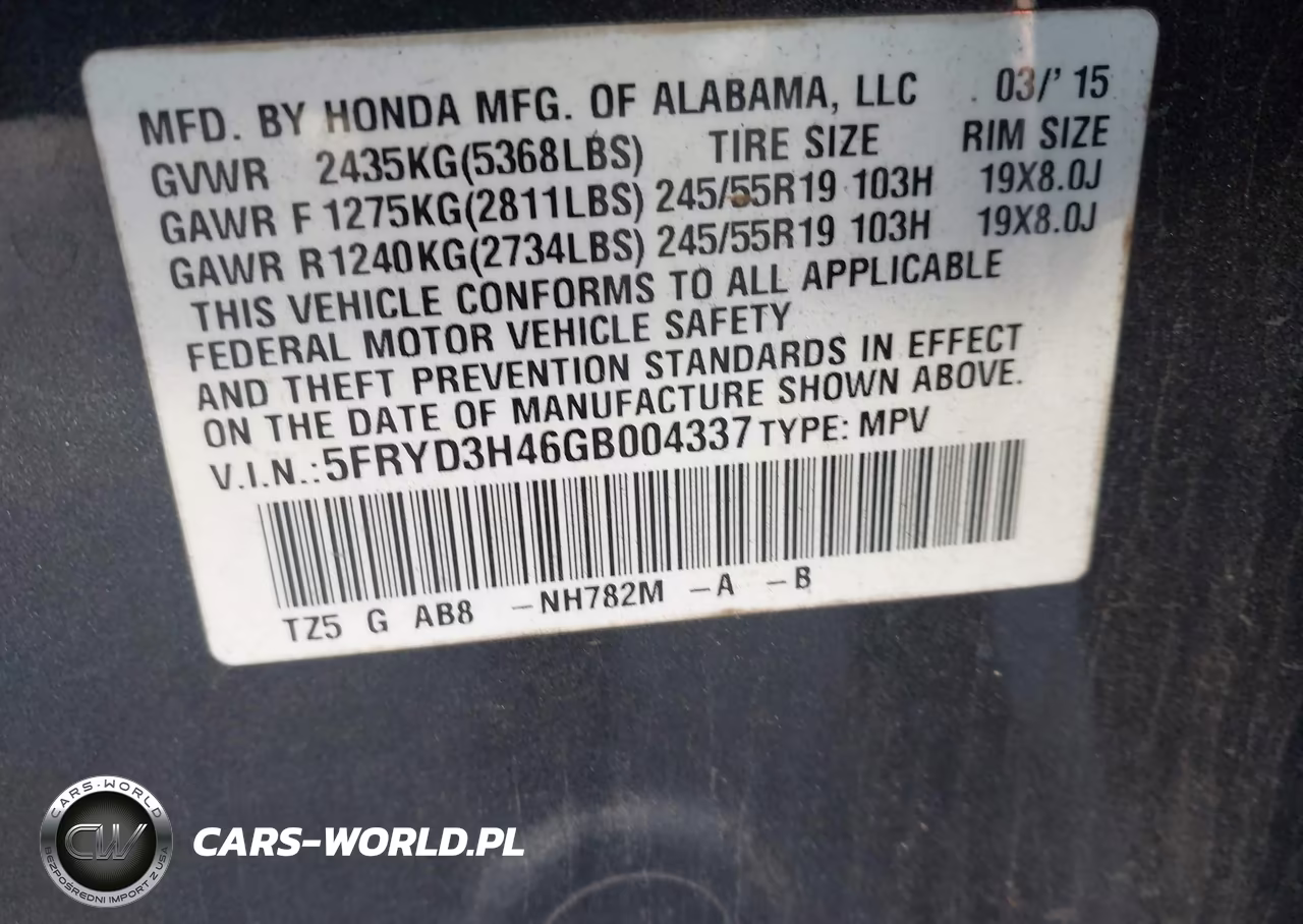 2016 Acura Mdx Technology Acurawatch Plus Packages-Technology Package VIN:5FRYD3H46GB004337 - 9