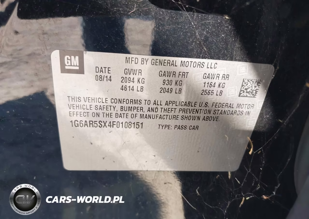 2015 Cadillac Cts Luxury VIN:1G6AR5SX4F0108151 - 9