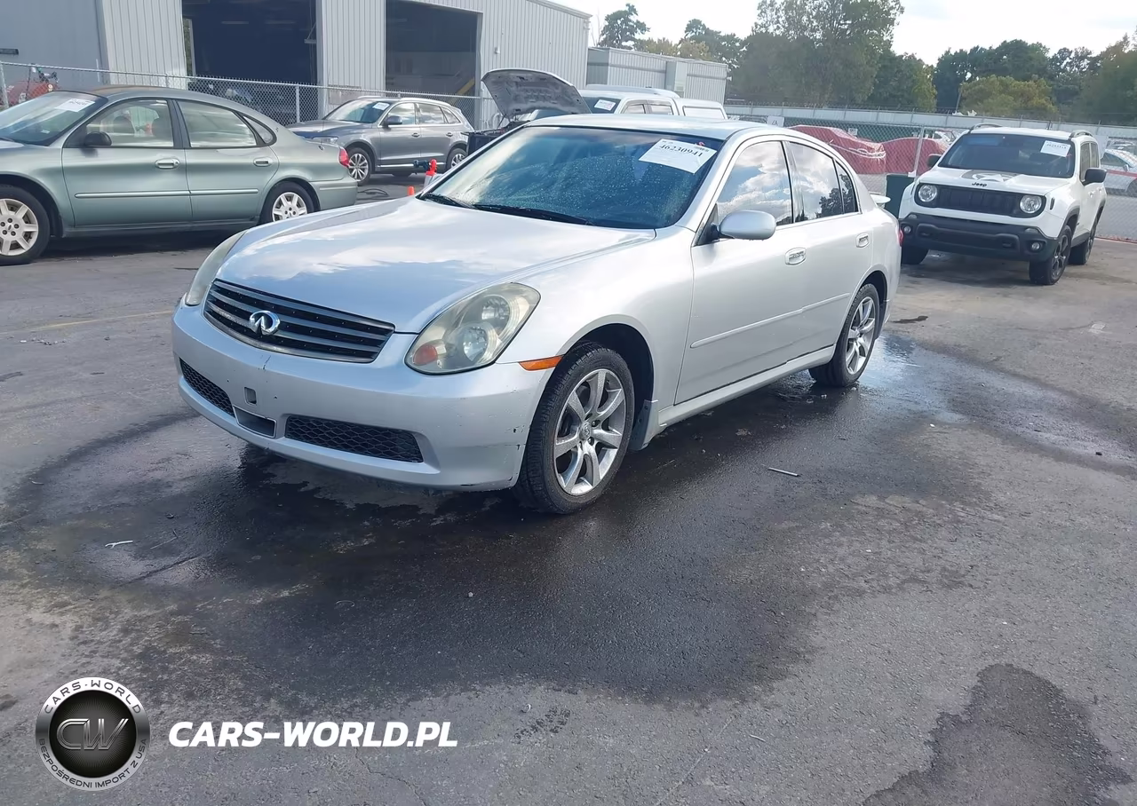 2006 Infiniti G35X VIN:JNKCV51F46M604942 - 2