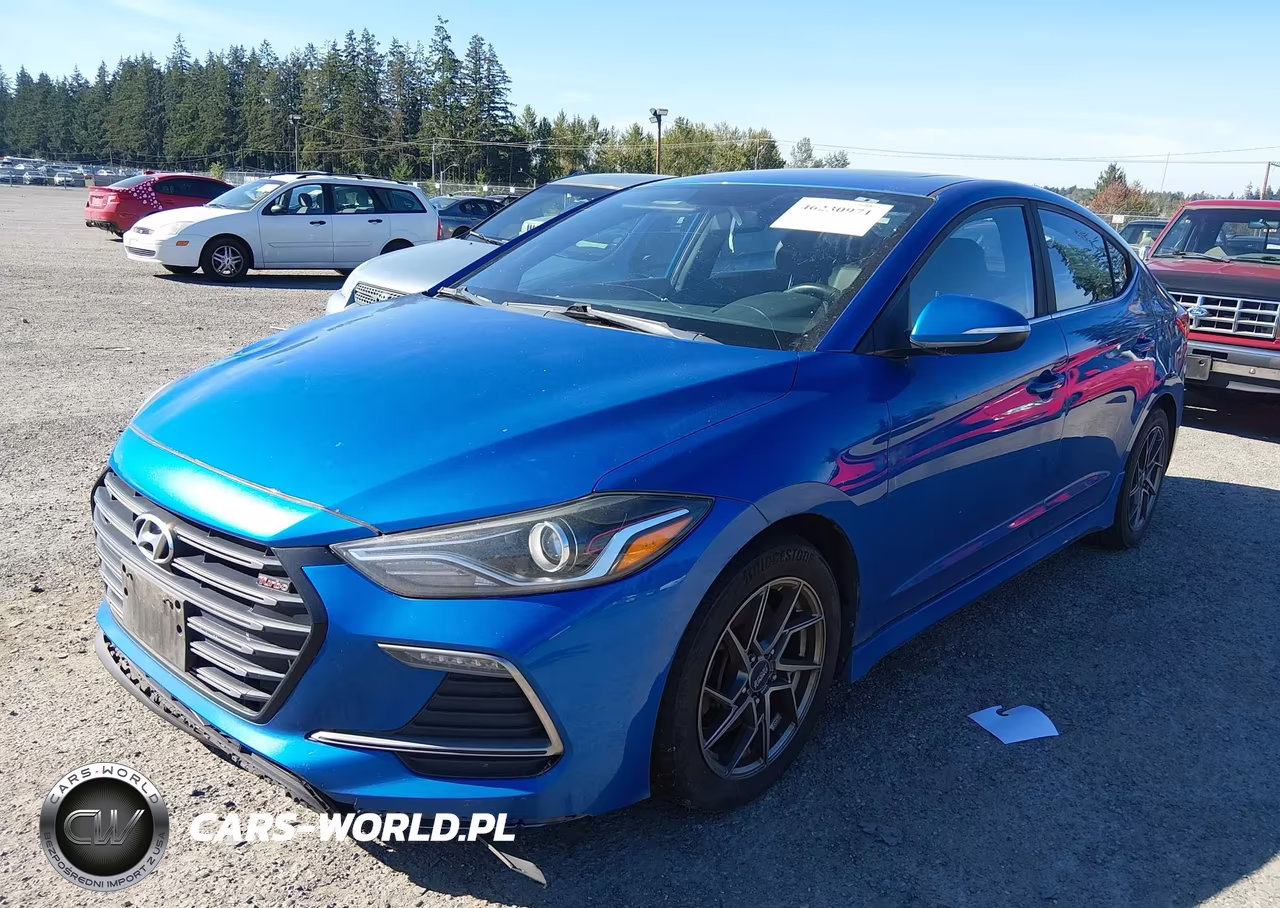 2018 Hyundai Elantra Sport VIN:KMHD04LB7JU636927 - 2