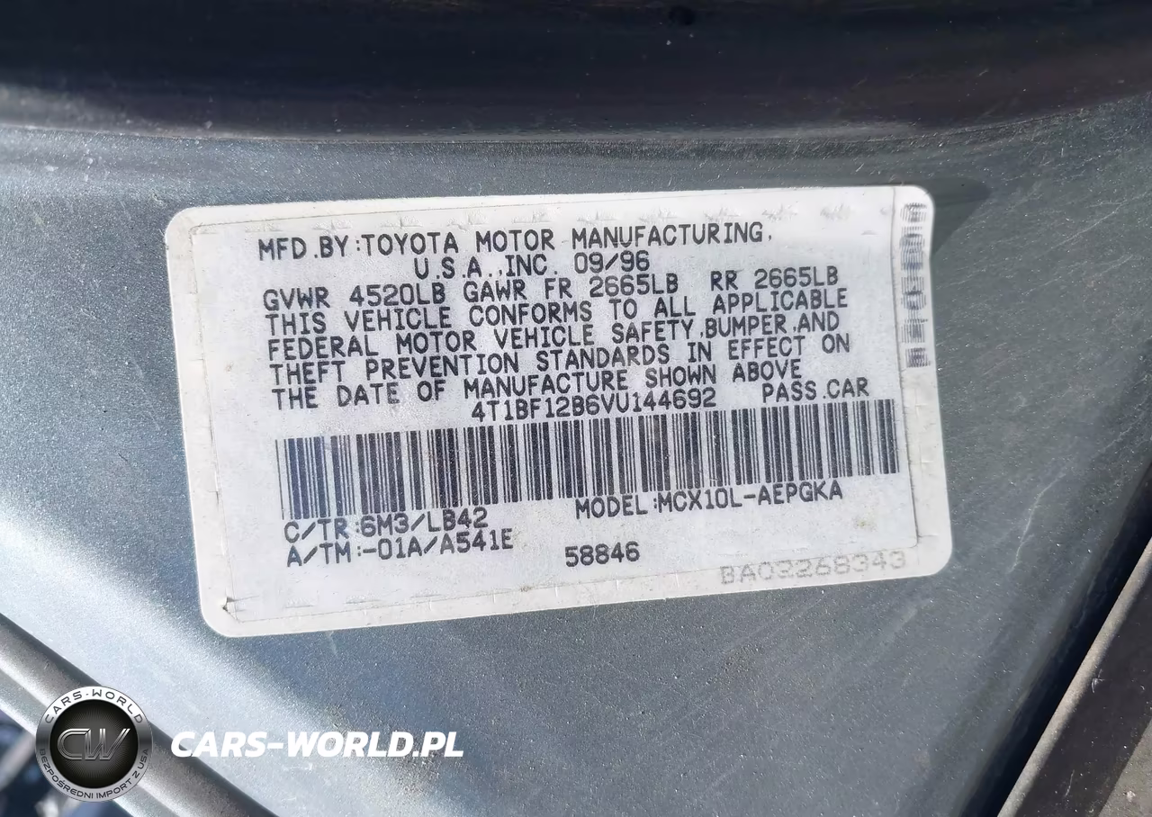 1997 Toyota Avalon Xls VIN:4T1BF12B6VU144692 - 9
