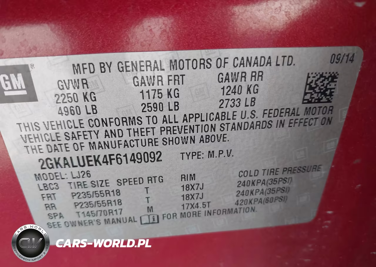 2015 GMC Terrain Denali VIN:2GKALUEK4F6149092 - 9