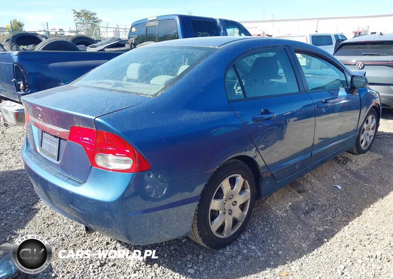 2009 Honda Civic Lx VIN:19XFA16539E045390 - 4