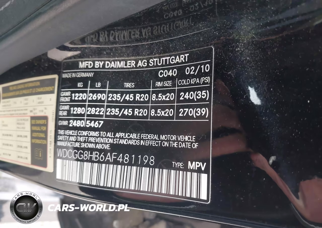 2010 Mercedes-Benz Glk 350 4Matic VIN:WDCGG8HB6AF481198 - 9