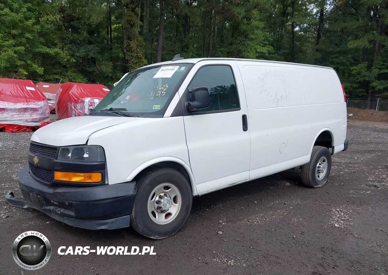 2020 Chevrolet Express Cargo Rwd 2500 Regular Wheelbase Wt VIN:1GCWGAFP2L1124110 - 2