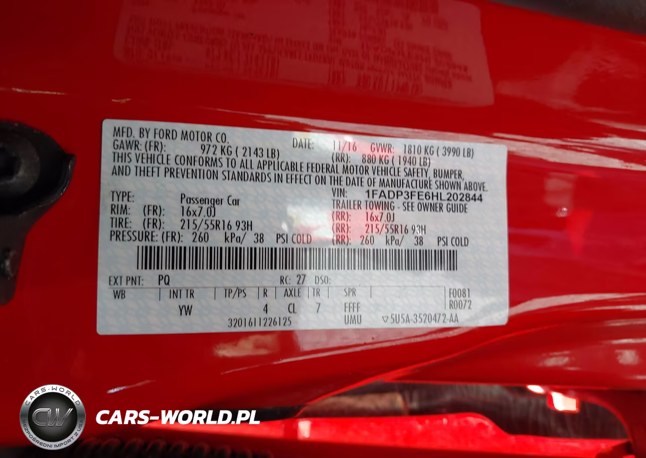 2017 Ford Focus Se VIN:1FADP3FE6HL202844 - 9