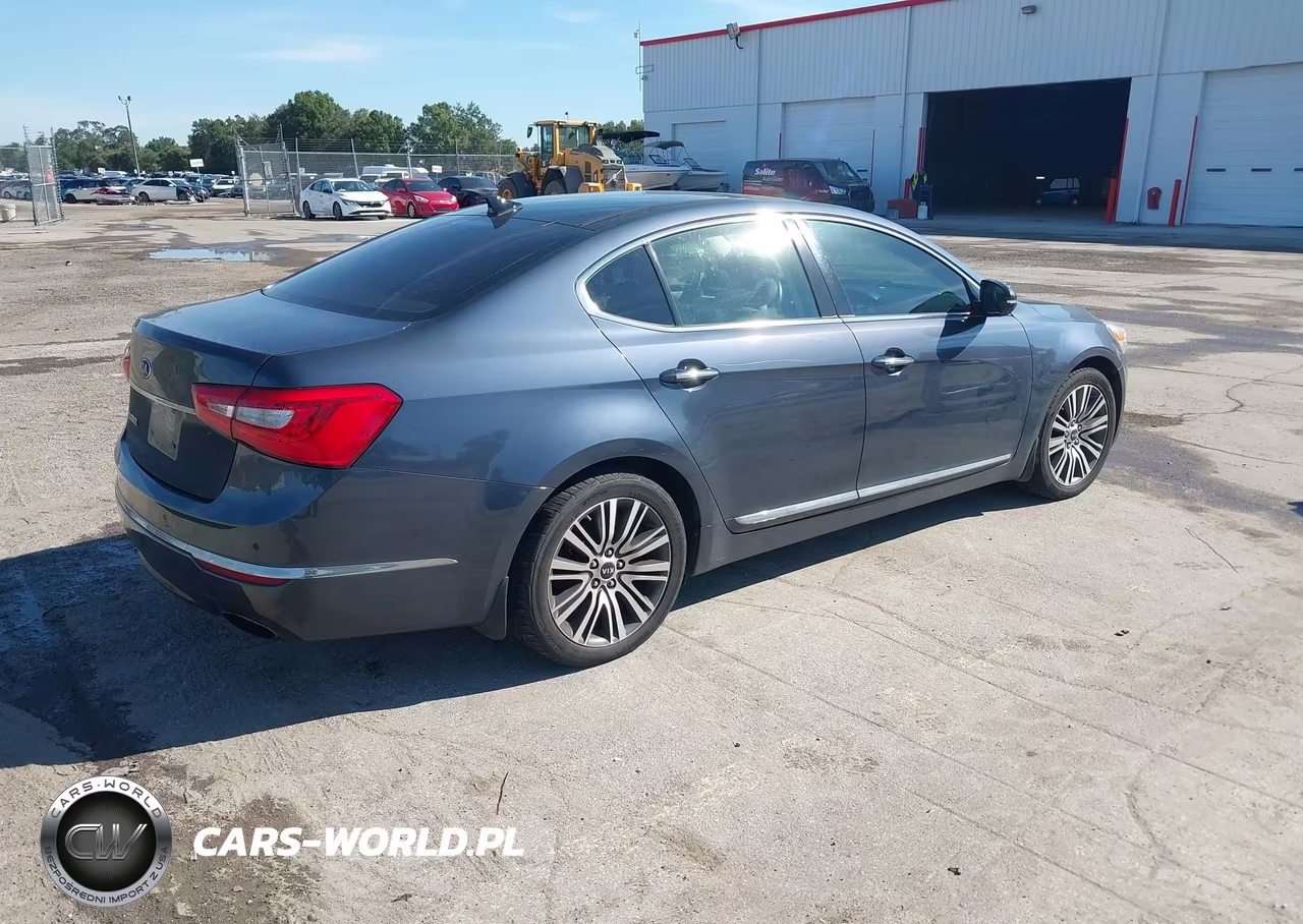 2014 Kia Cadenza Premium VIN:KNALN4D74E5141299 - 4
