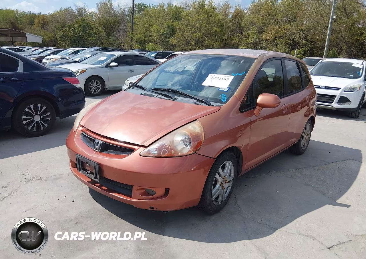 2007 Honda Fit Sport VIN:JHMGD38677S063414 - 2