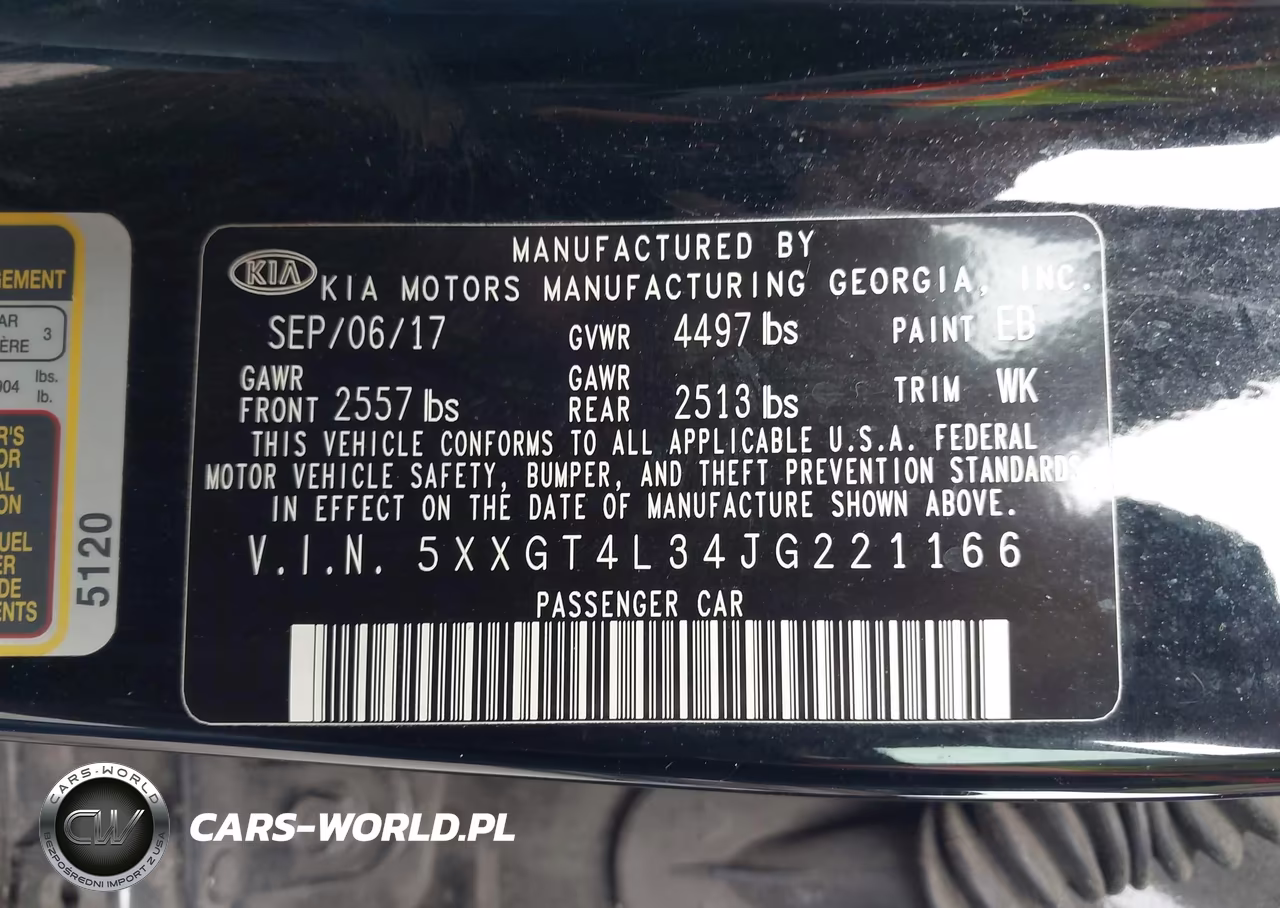 2018 Kia Optima Lx VIN:5XXGT4L34JG221166 - 9