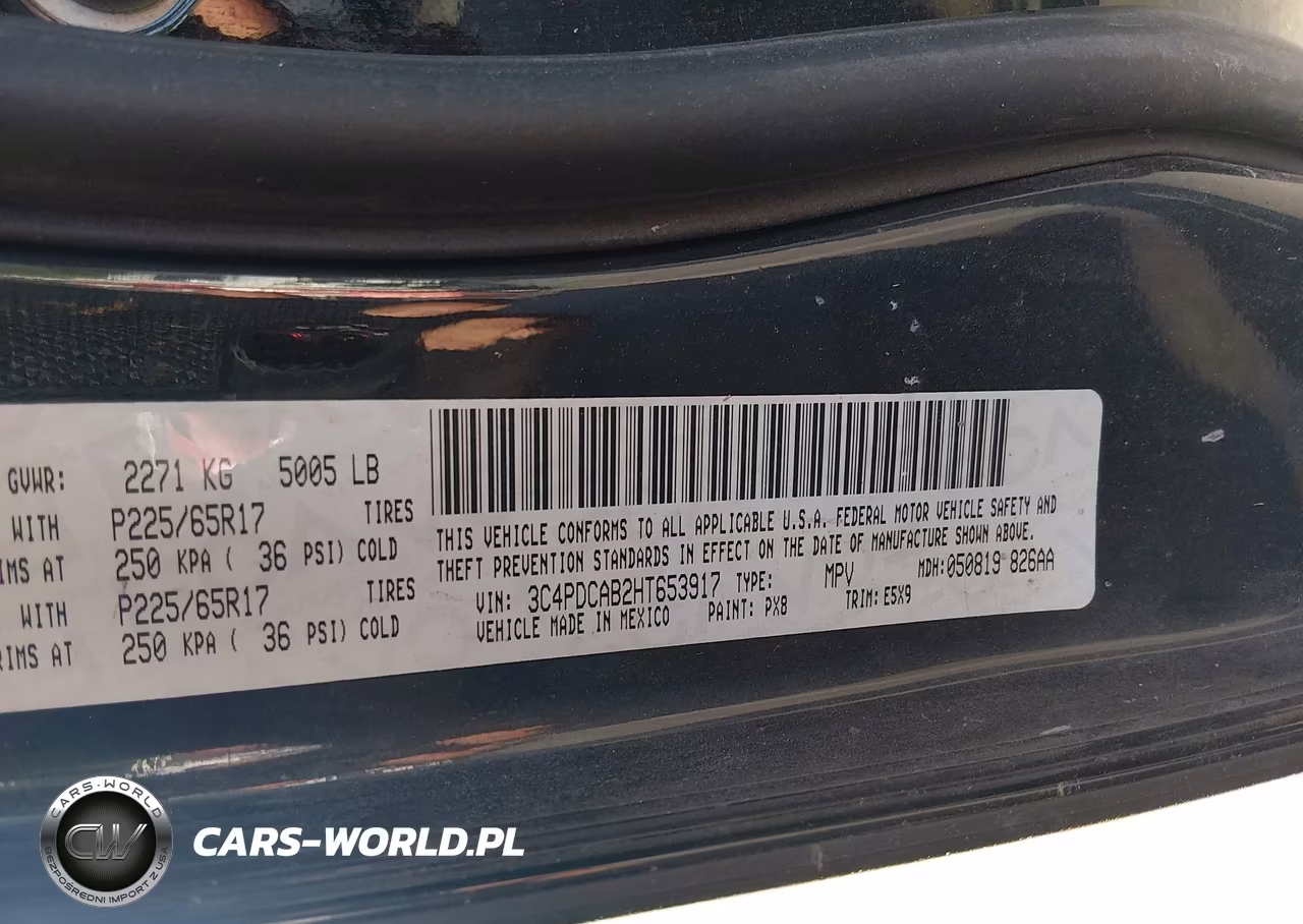 2017 Dodge Journey Se VIN:3C4PDCAB2HT653917 - 9