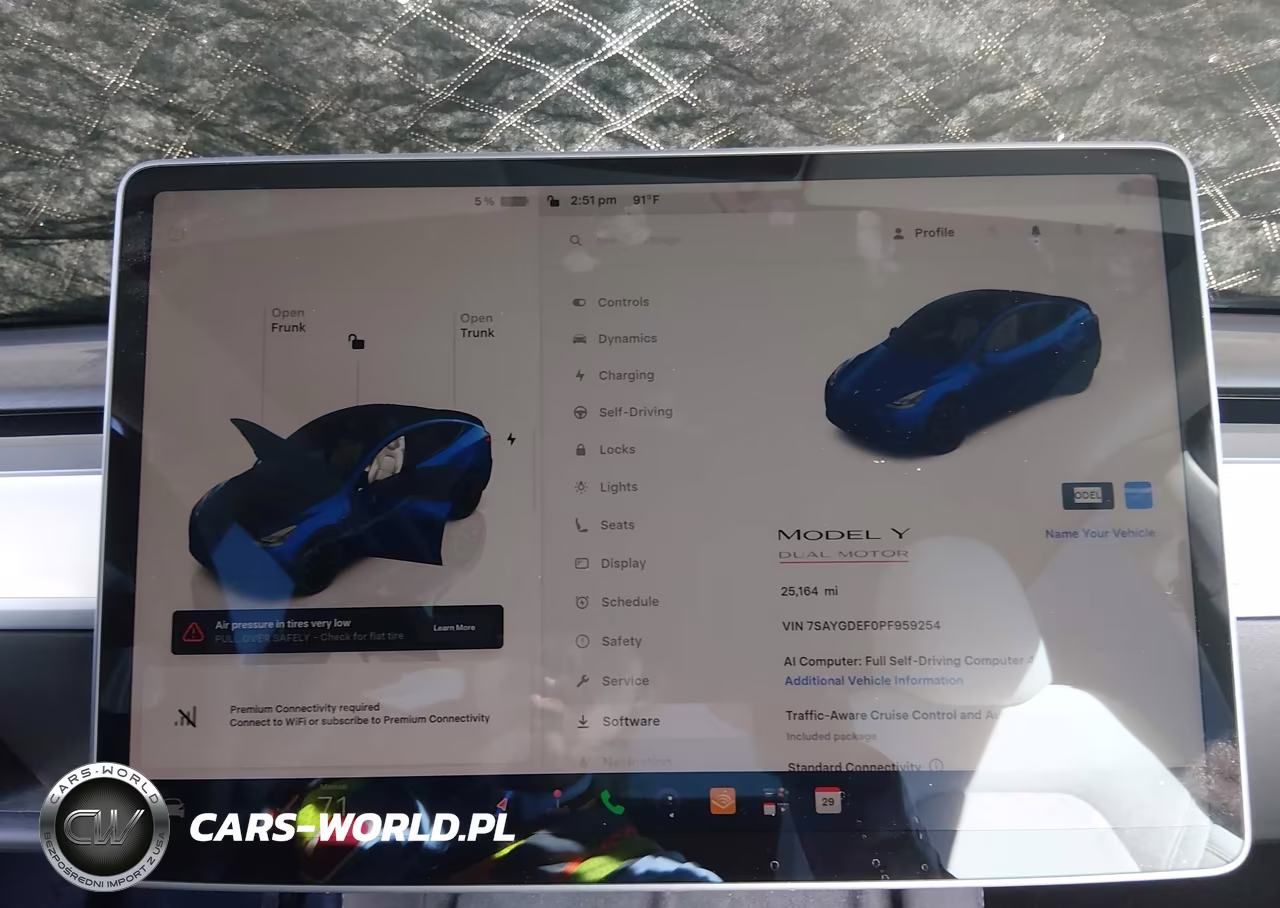 2023 Tesla Model Y Performance Dual Motor All-Wheel Drive VIN:7SAYGDEF0PF959254 - 7
