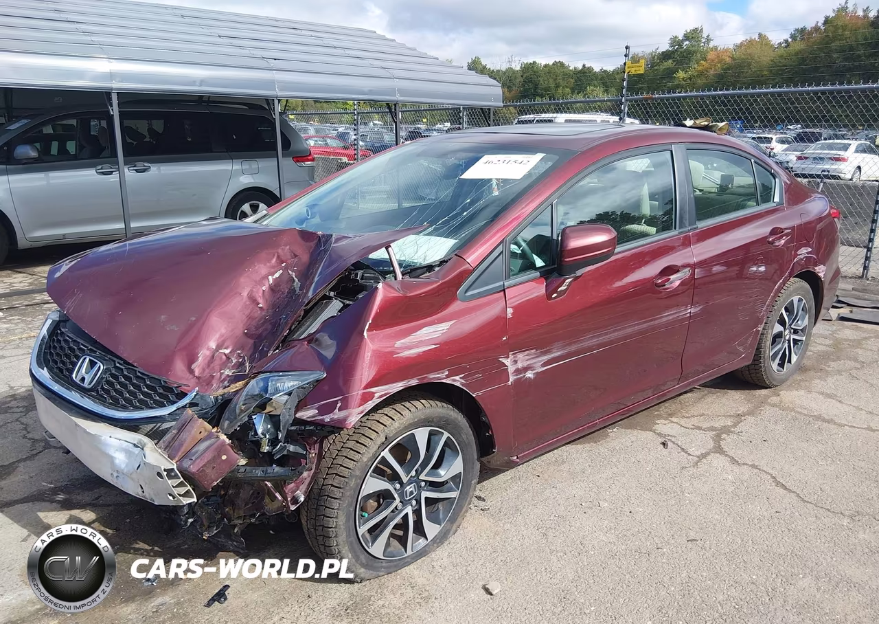 2014 Honda Civic Ex VIN:2HGFB2F85EH557312 - 2