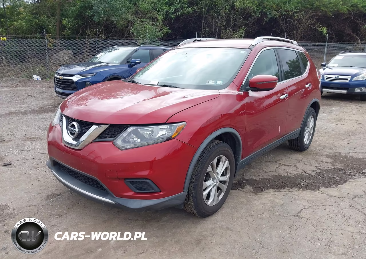 2016 Nissan Rogue Sv VIN:KNMAT2MV8GP678624 - 2