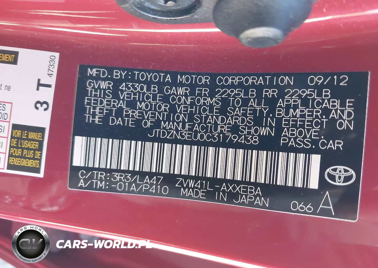 2012 Toyota Prius V Five VIN:JTDZN3EU0C3179438 - 9