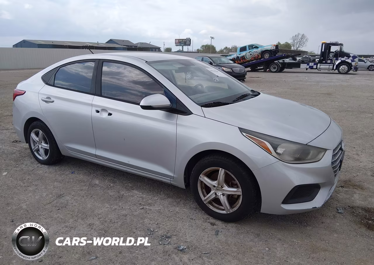2019 Hyundai Accent Se VIN:3KPC24A37KE041081 - 1