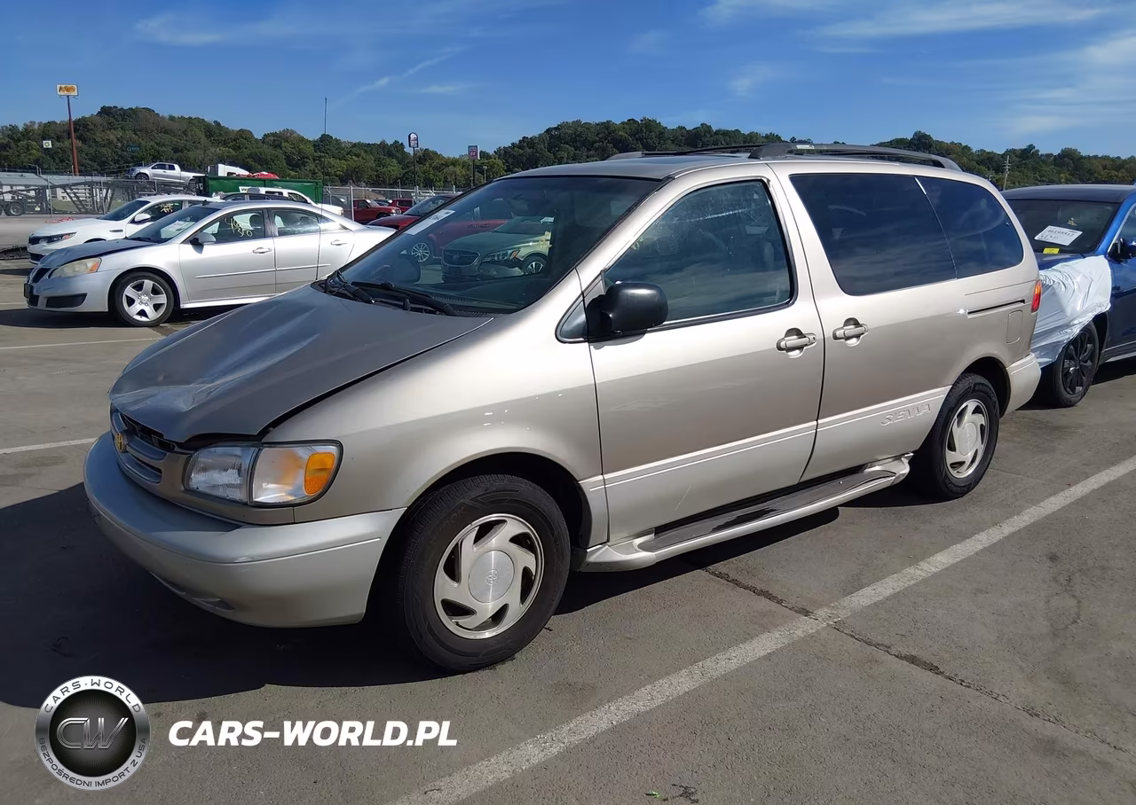 2000 Toyota Sienna Xle VIN:4T3ZF13C8YU195323 - 2