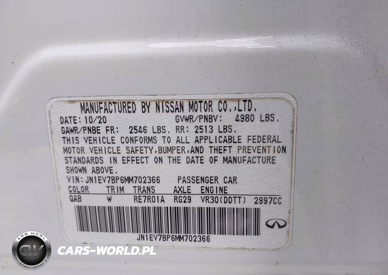 2021 Infiniti Q50 Luxe VIN:JN1EV7BP6MM702366 - 9