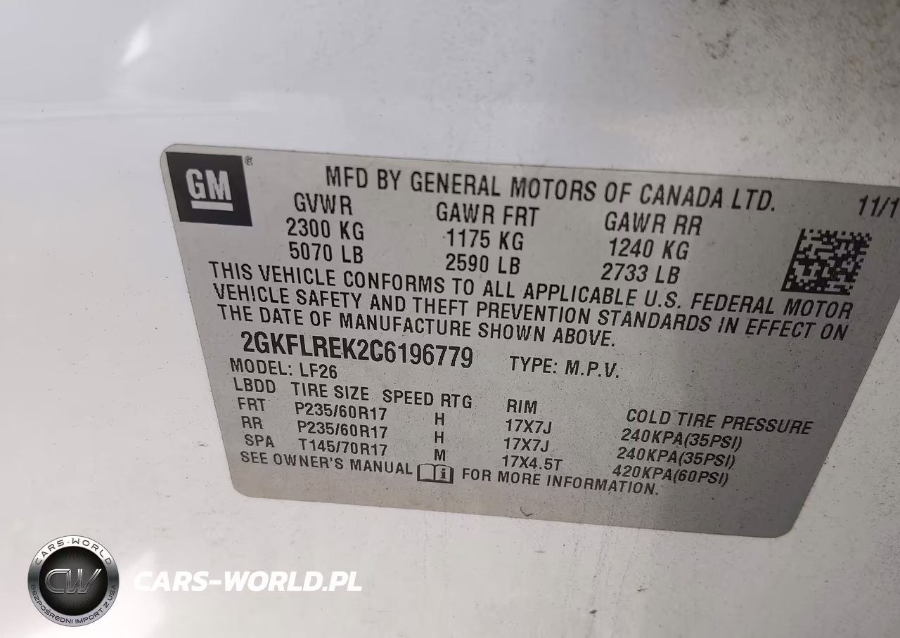 2012 GMC Terrain Sle-1 VIN:2GKFLREK2C6196779 - 9