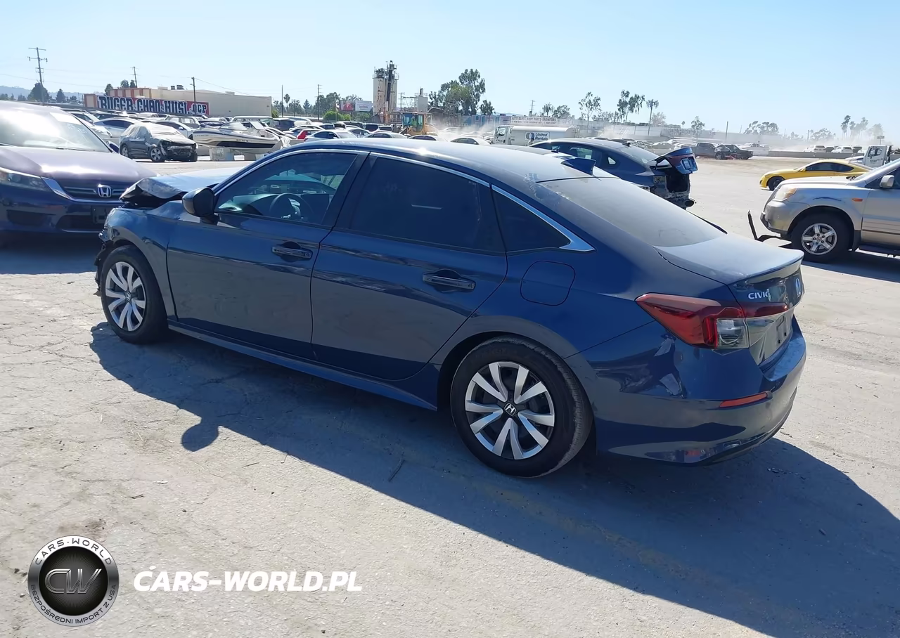2026 Honda Civic Lx VIN:2HGFE2F2XTH504685 - 3
