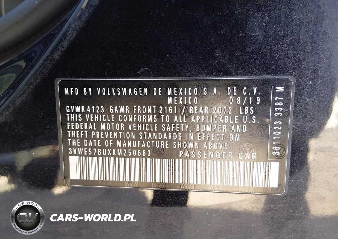 2019 Volkswagen Jetta 1.4T Sel VIN:3VWE57BUXKM250553 - 9
