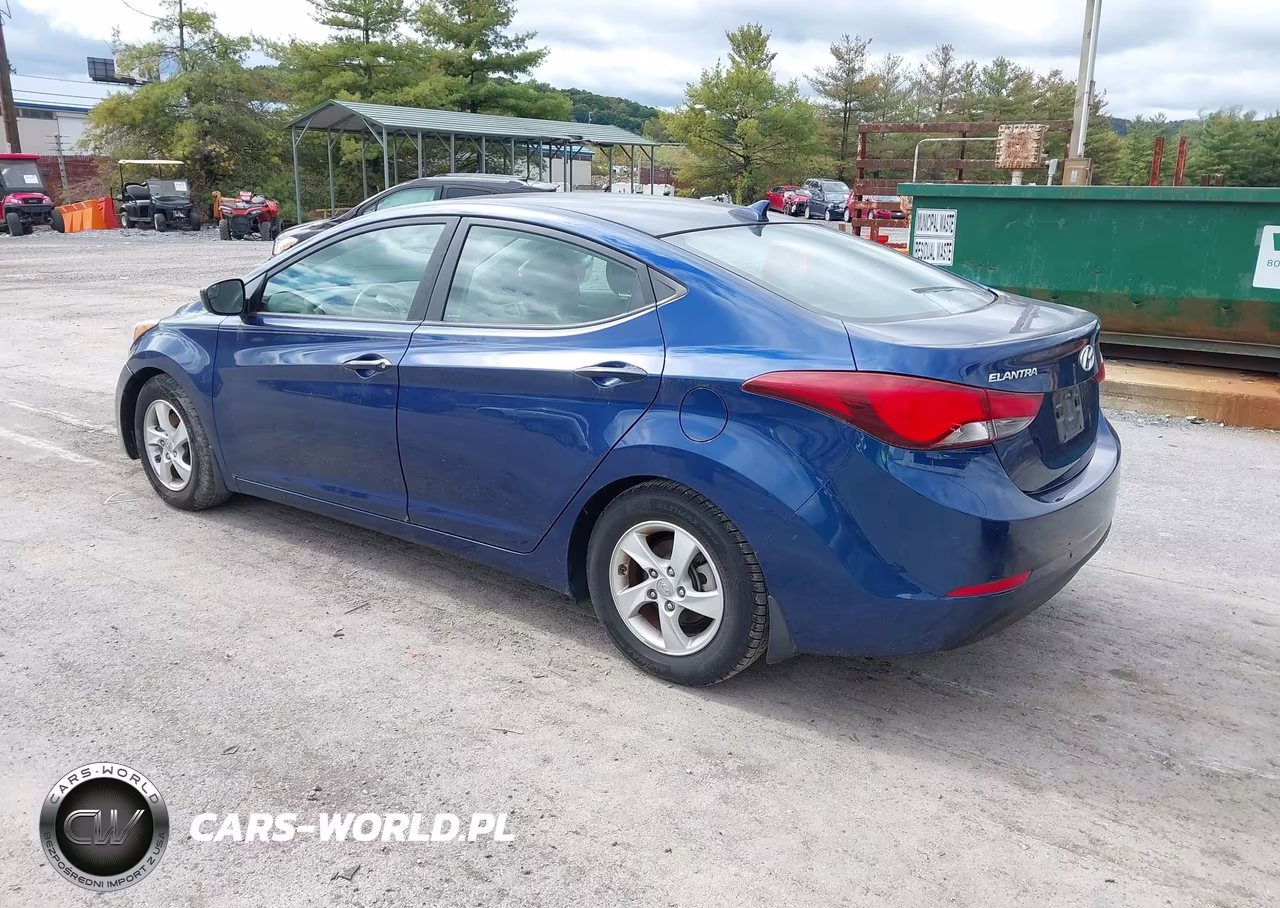 2015 Hyundai Elantra Se VIN:5NPDH4AE6FH556899 - 3