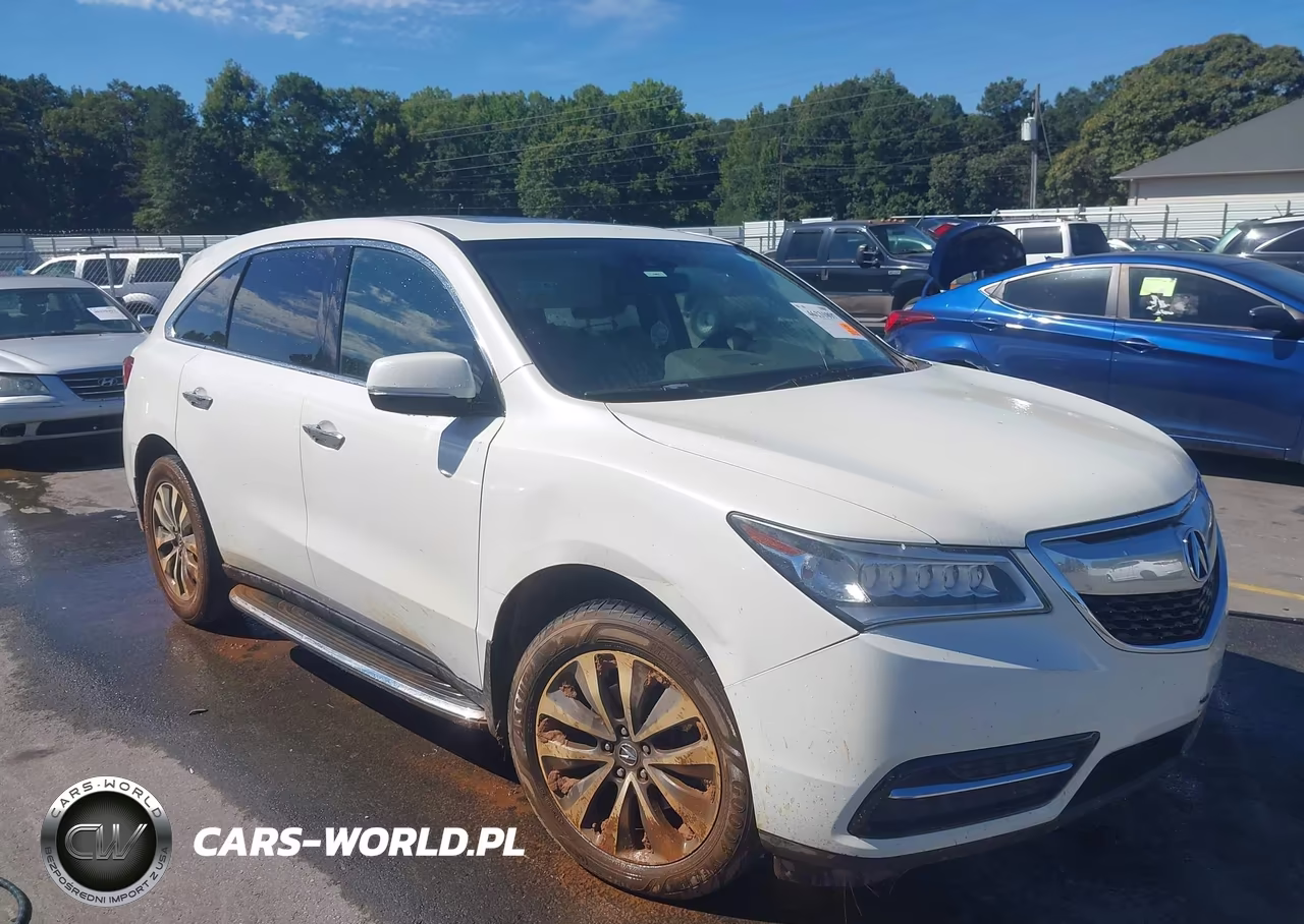 2014 Acura Mdx Technology Package VIN:5FRYD3H49EB011392 - 1
