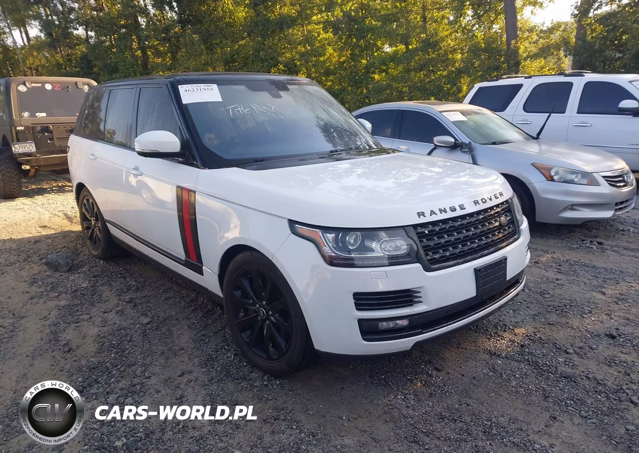 2016 Land Rover Range Rover 3.0L V6 Supercharged Hse VIN:SALGS2VF9GA245197 - 1