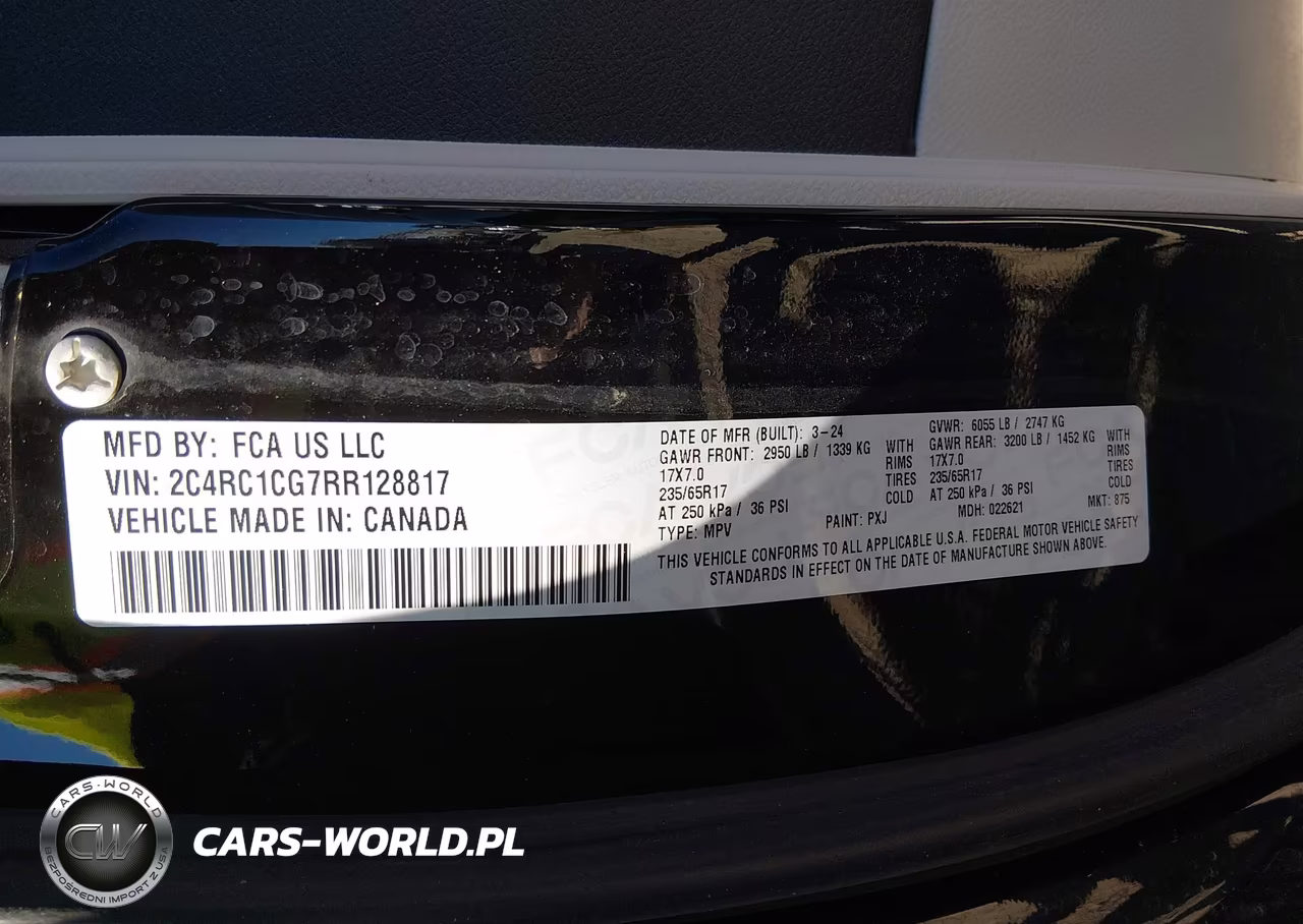 2024 Chrysler Voyager Lx VIN:2C4RC1CG7RR128817 - 9