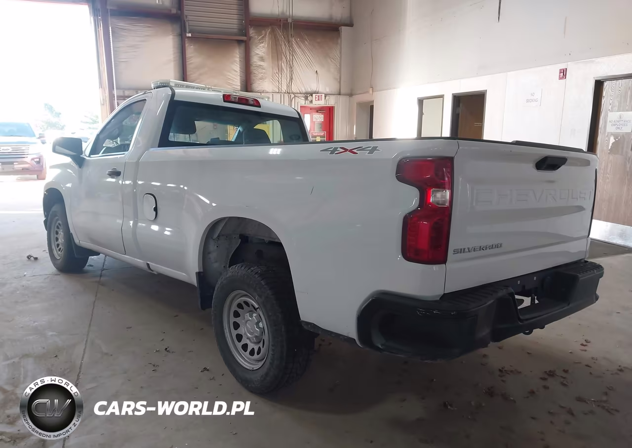 2021 Chevrolet Silverado 1500 4Wd Long Bed Wt VIN:3GCNYAEH9MG307719 - 3