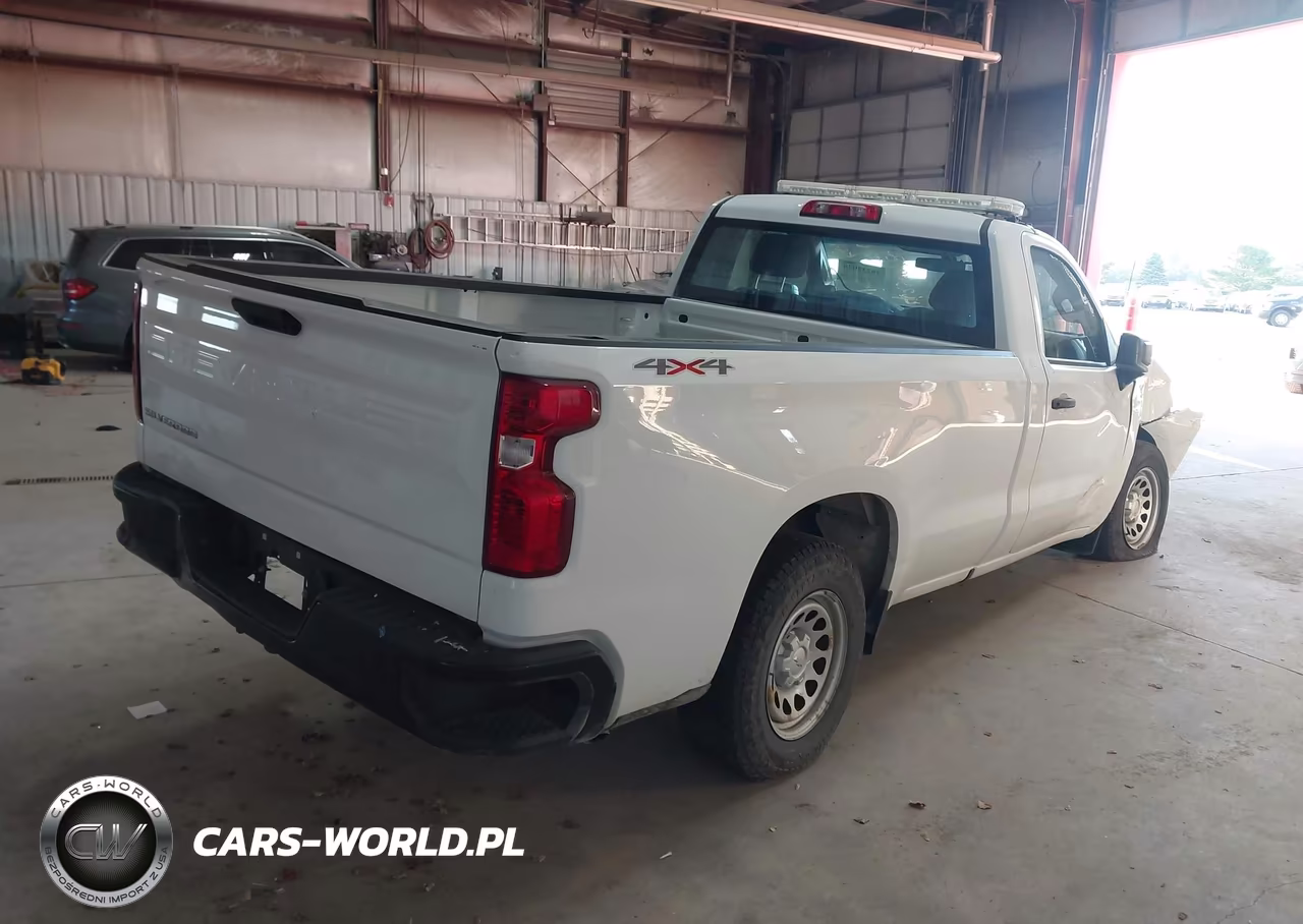 2021 Chevrolet Silverado 1500 4Wd Long Bed Wt VIN:3GCNYAEH9MG307719 - 4